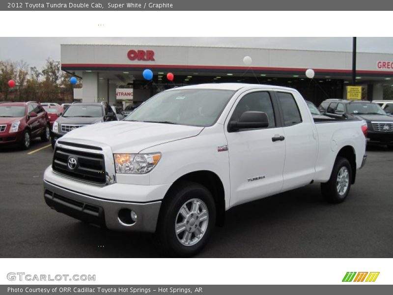 Super White / Graphite 2012 Toyota Tundra Double Cab