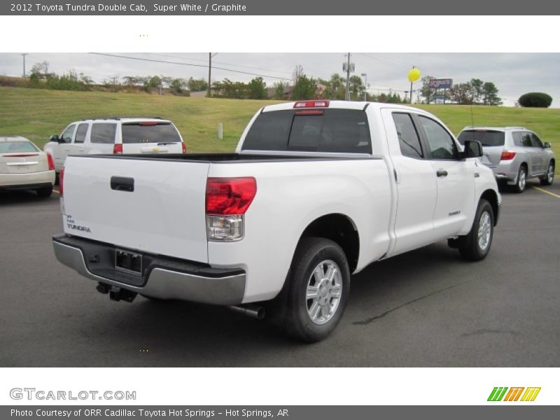 Super White / Graphite 2012 Toyota Tundra Double Cab