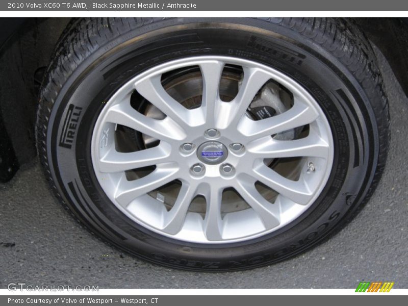 Black Sapphire Metallic / Anthracite 2010 Volvo XC60 T6 AWD