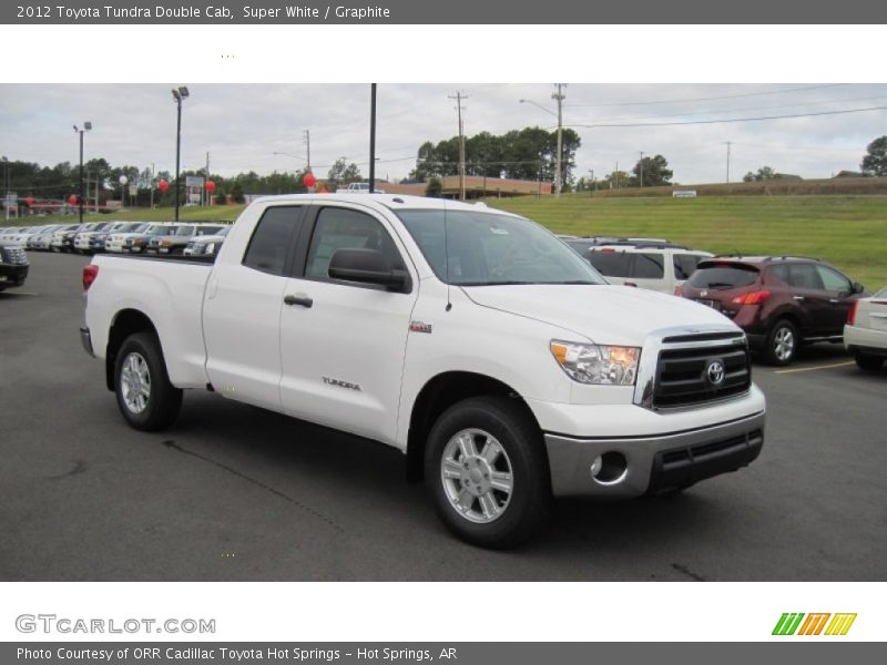 Super White / Graphite 2012 Toyota Tundra Double Cab