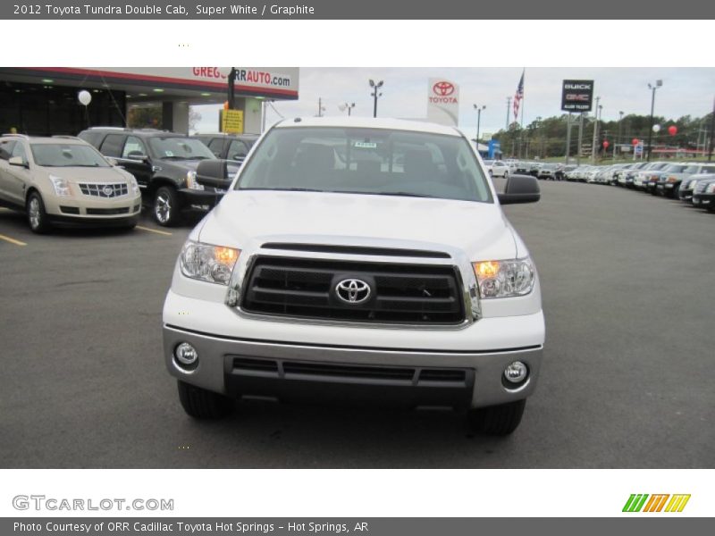 Super White / Graphite 2012 Toyota Tundra Double Cab