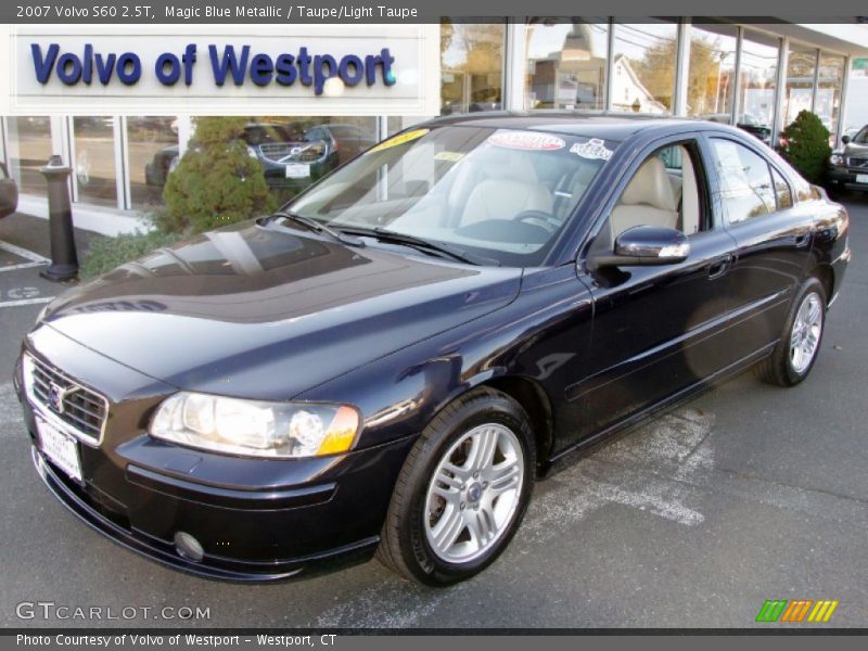 Magic Blue Metallic / Taupe/Light Taupe 2007 Volvo S60 2.5T