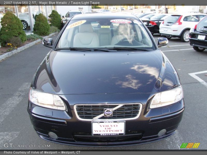 Magic Blue Metallic / Taupe/Light Taupe 2007 Volvo S60 2.5T