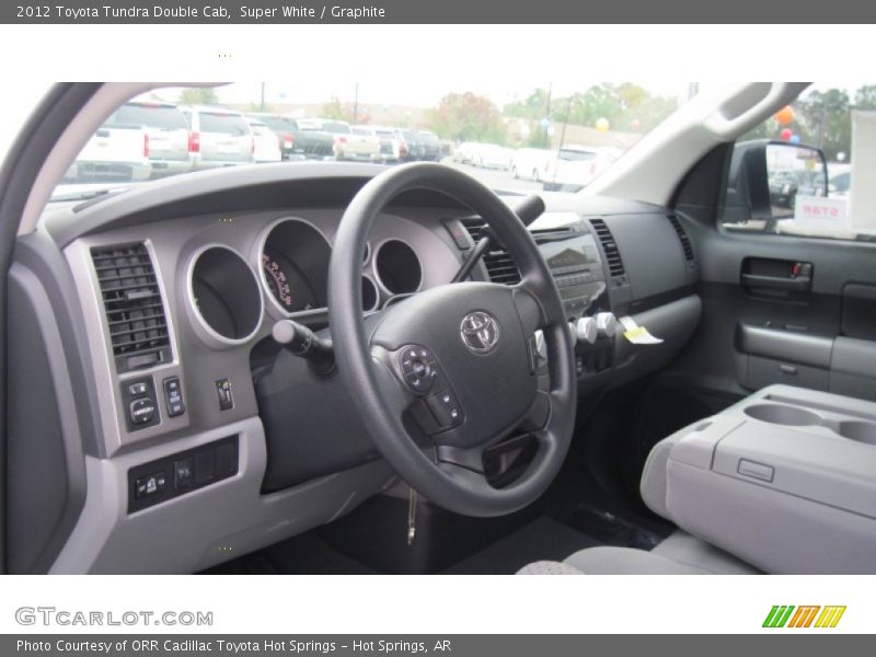 Super White / Graphite 2012 Toyota Tundra Double Cab