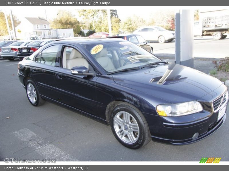 Magic Blue Metallic / Taupe/Light Taupe 2007 Volvo S60 2.5T