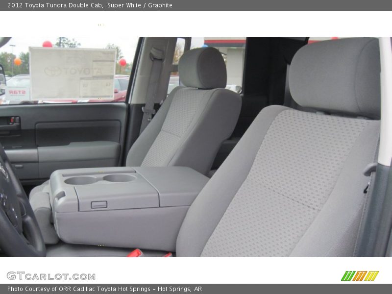 Super White / Graphite 2012 Toyota Tundra Double Cab