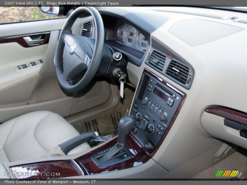 Magic Blue Metallic / Taupe/Light Taupe 2007 Volvo S60 2.5T