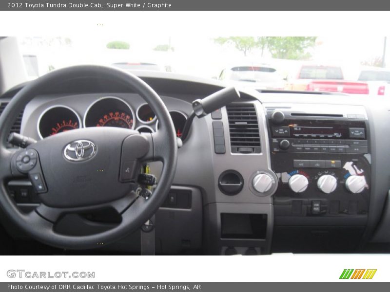 Super White / Graphite 2012 Toyota Tundra Double Cab