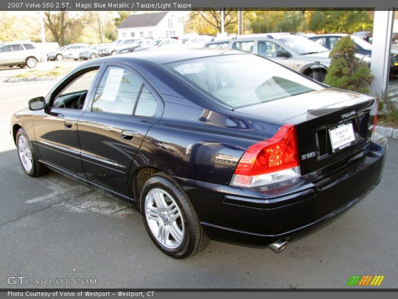 Magic Blue Metallic / Taupe/Light Taupe 2007 Volvo S60 2.5T