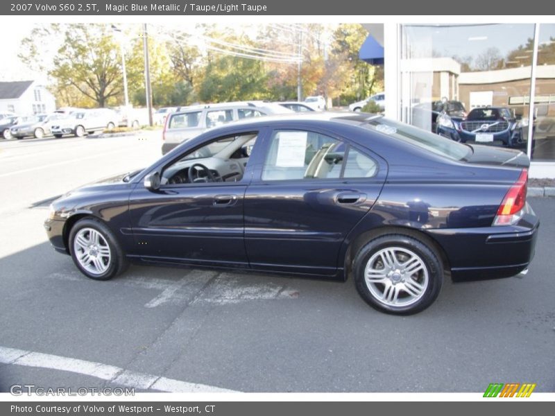 Magic Blue Metallic / Taupe/Light Taupe 2007 Volvo S60 2.5T