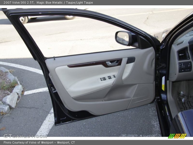 Magic Blue Metallic / Taupe/Light Taupe 2007 Volvo S60 2.5T