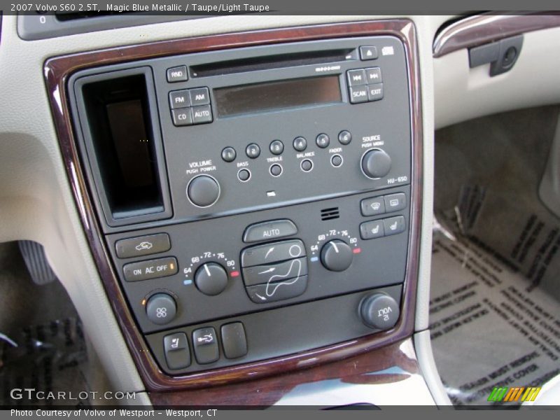 Magic Blue Metallic / Taupe/Light Taupe 2007 Volvo S60 2.5T