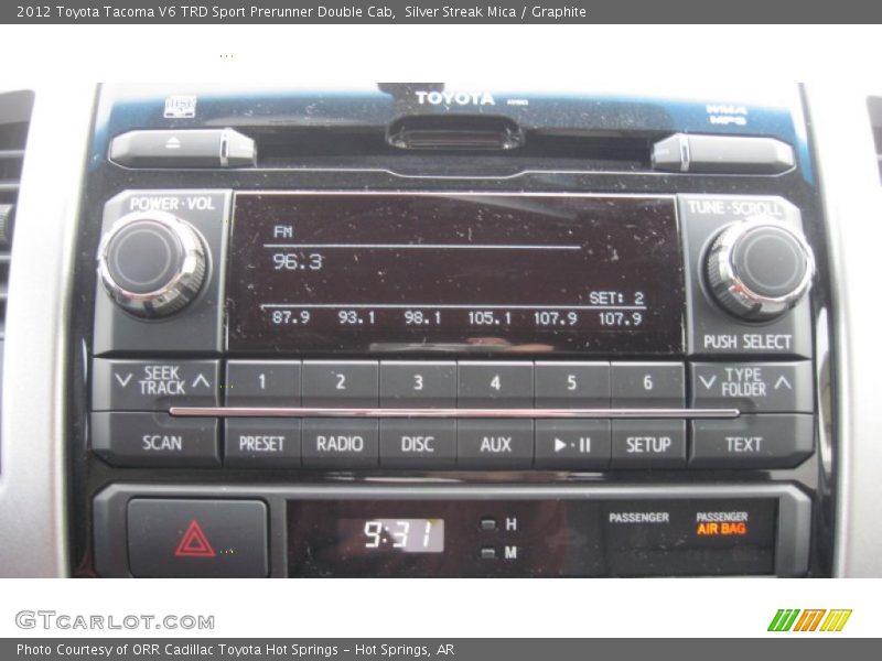 Silver Streak Mica / Graphite 2012 Toyota Tacoma V6 TRD Sport Prerunner Double Cab