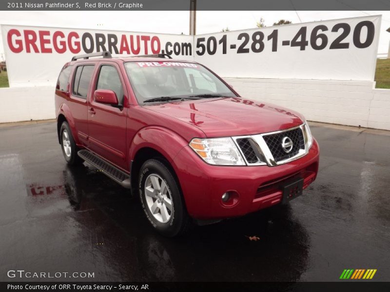 Red Brick / Graphite 2011 Nissan Pathfinder S