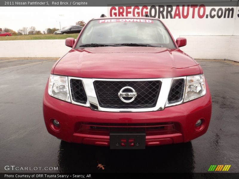 Red Brick / Graphite 2011 Nissan Pathfinder S