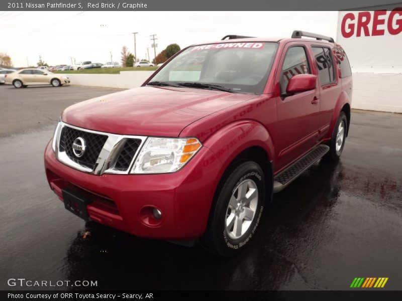 Red Brick / Graphite 2011 Nissan Pathfinder S