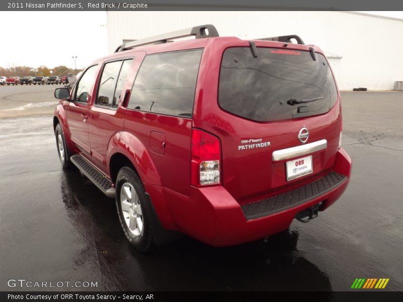 Red Brick / Graphite 2011 Nissan Pathfinder S