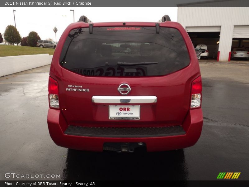 Red Brick / Graphite 2011 Nissan Pathfinder S
