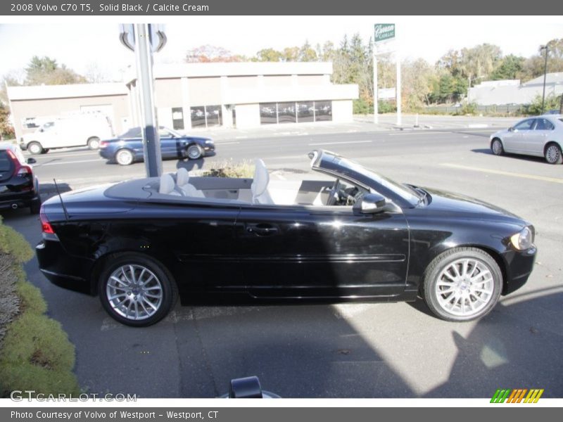 Solid Black / Calcite Cream 2008 Volvo C70 T5