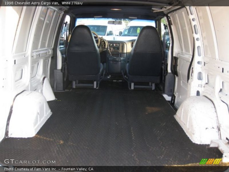 White / Navy 1998 Chevrolet Astro Cargo Van