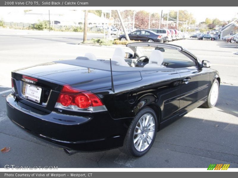 Solid Black / Calcite Cream 2008 Volvo C70 T5
