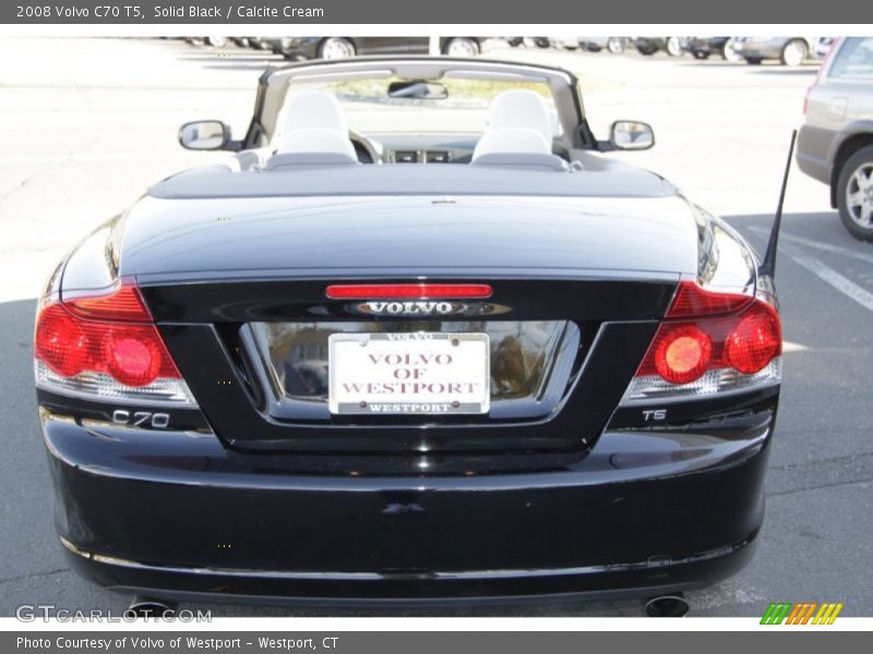 Solid Black / Calcite Cream 2008 Volvo C70 T5