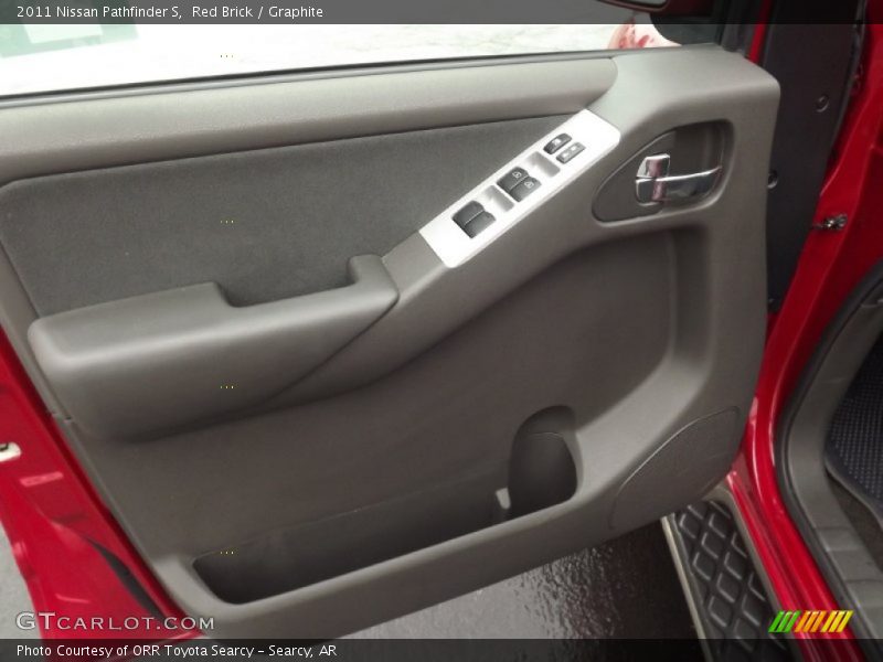 Red Brick / Graphite 2011 Nissan Pathfinder S