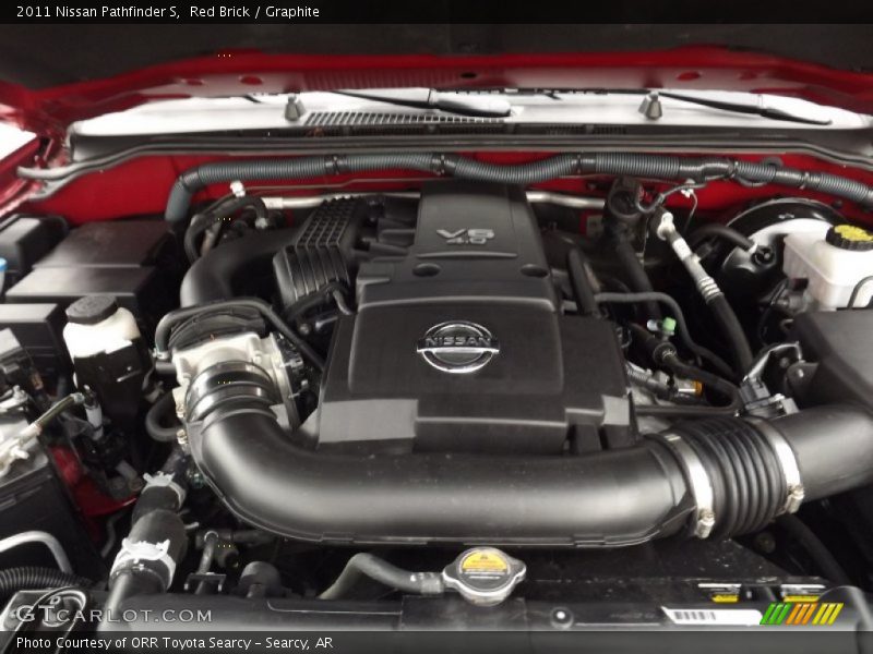 Red Brick / Graphite 2011 Nissan Pathfinder S