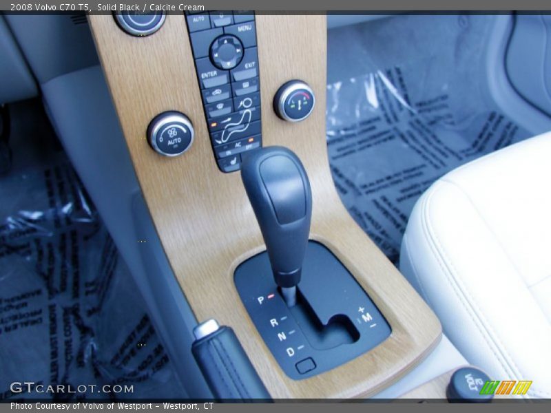 Solid Black / Calcite Cream 2008 Volvo C70 T5