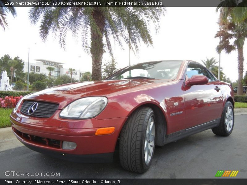 Front 3/4 View of 1999 SLK 230 Kompressor Roadster