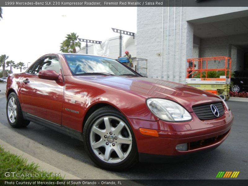 Firemist Red Metallic / Salsa Red 1999 Mercedes-Benz SLK 230 Kompressor Roadster