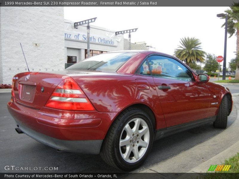 Firemist Red Metallic / Salsa Red 1999 Mercedes-Benz SLK 230 Kompressor Roadster