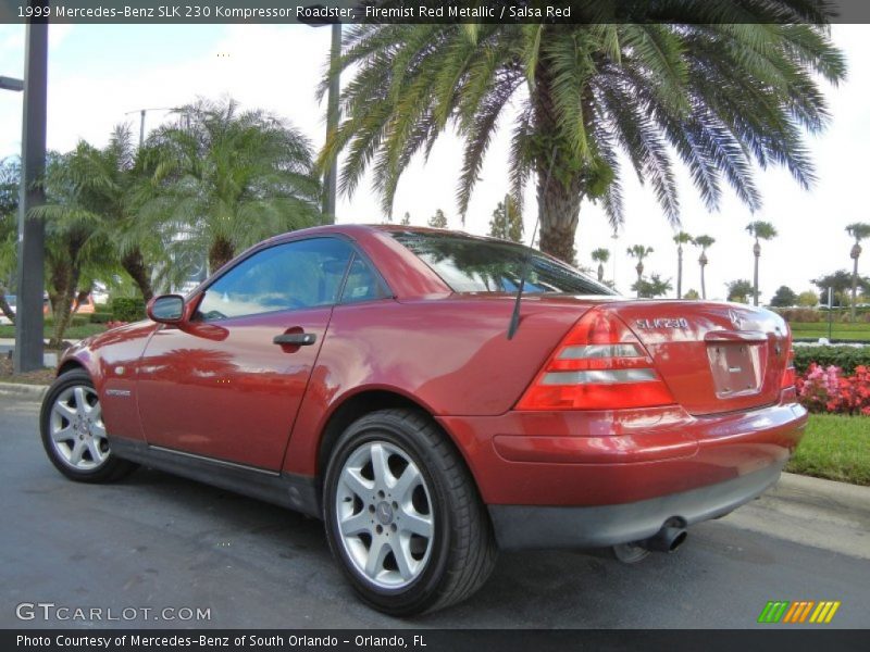  1999 SLK 230 Kompressor Roadster Firemist Red Metallic