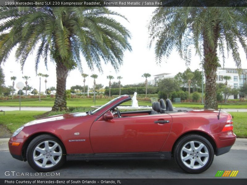  1999 SLK 230 Kompressor Roadster Firemist Red Metallic