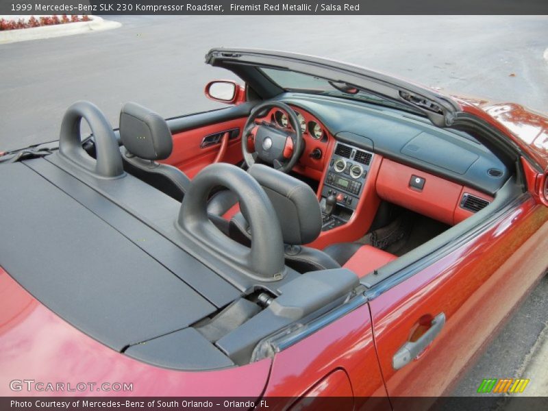  1999 SLK 230 Kompressor Roadster Salsa Red Interior