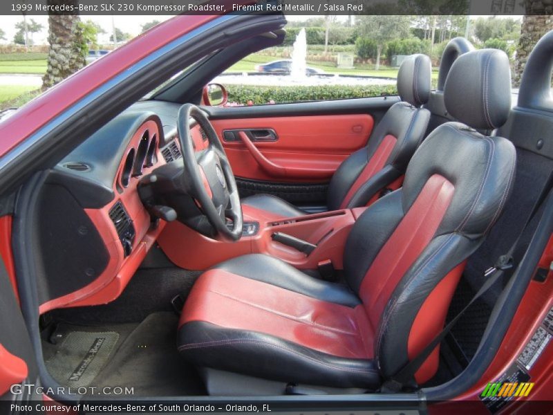  1999 SLK 230 Kompressor Roadster Salsa Red Interior