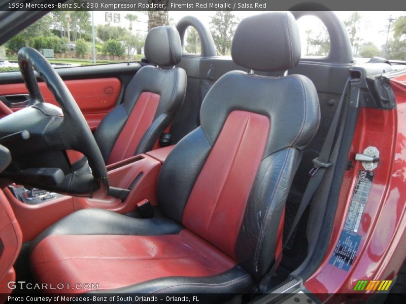  1999 SLK 230 Kompressor Roadster Salsa Red Interior