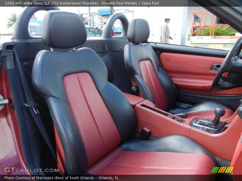  1999 SLK 230 Kompressor Roadster Salsa Red Interior