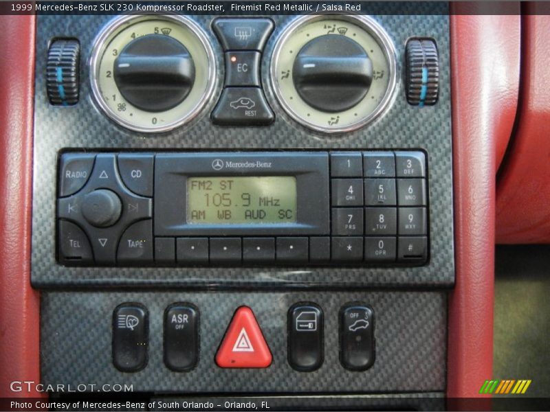 Audio System of 1999 SLK 230 Kompressor Roadster