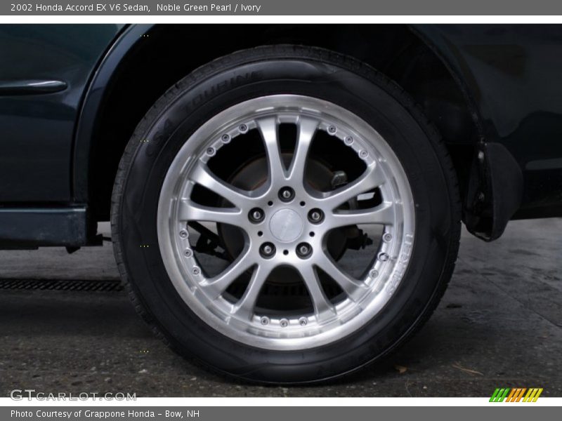 Noble Green Pearl / Ivory 2002 Honda Accord EX V6 Sedan