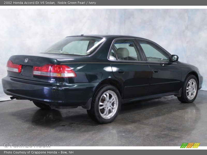 Noble Green Pearl / Ivory 2002 Honda Accord EX V6 Sedan