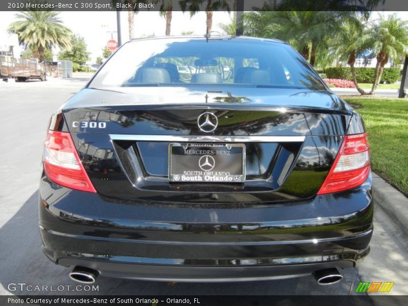 Black / Black 2010 Mercedes-Benz C 300 Sport