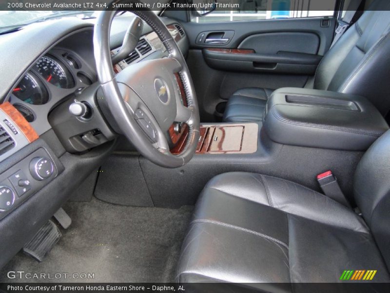  2008 Avalanche LTZ 4x4 Dark Titanium/Light Titanium Interior