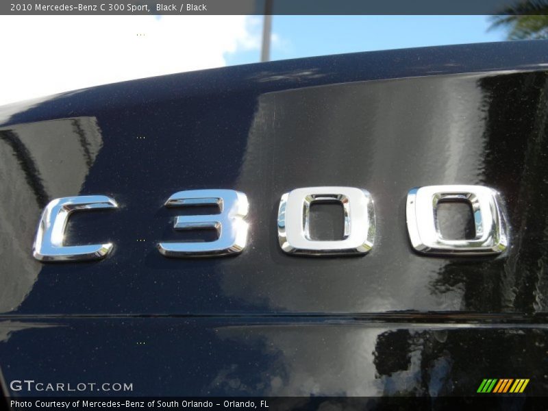 Black / Black 2010 Mercedes-Benz C 300 Sport