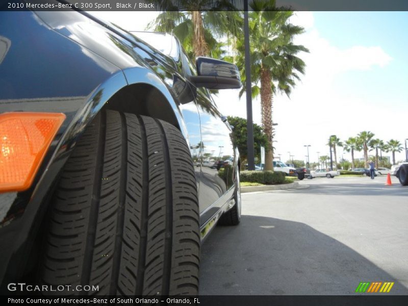 Black / Black 2010 Mercedes-Benz C 300 Sport