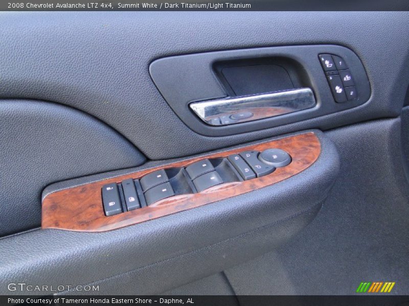 Summit White / Dark Titanium/Light Titanium 2008 Chevrolet Avalanche LTZ 4x4