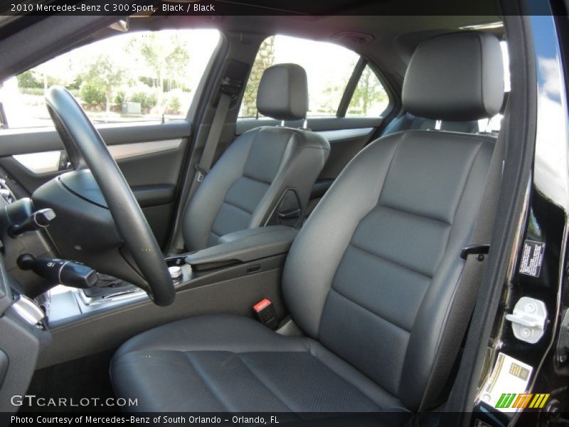 Black / Black 2010 Mercedes-Benz C 300 Sport