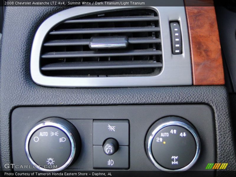 Summit White / Dark Titanium/Light Titanium 2008 Chevrolet Avalanche LTZ 4x4