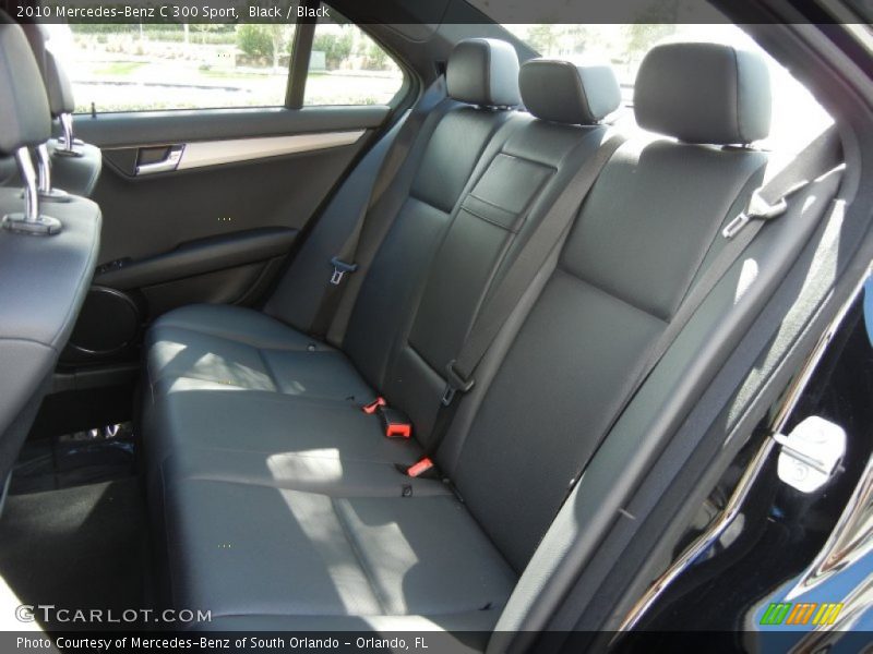 Black / Black 2010 Mercedes-Benz C 300 Sport