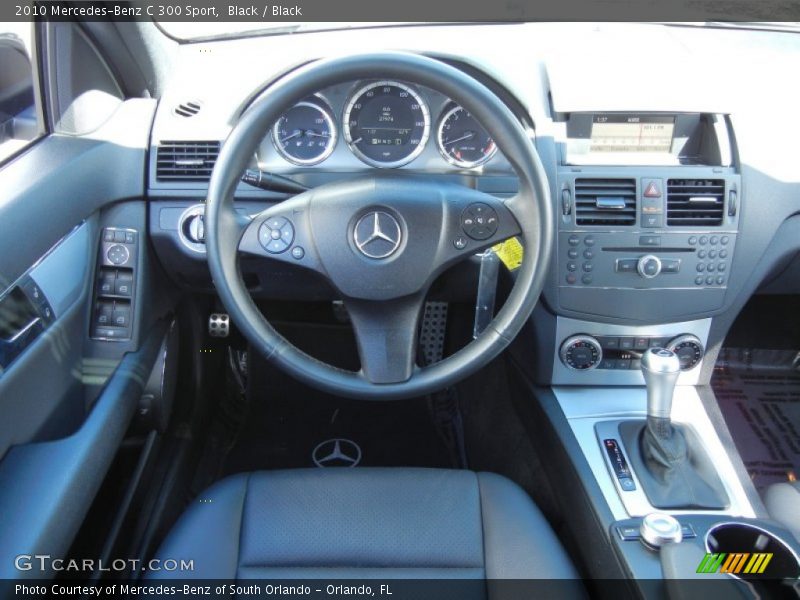 Black / Black 2010 Mercedes-Benz C 300 Sport